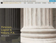 Tablet Screenshot of plklawfirm.com